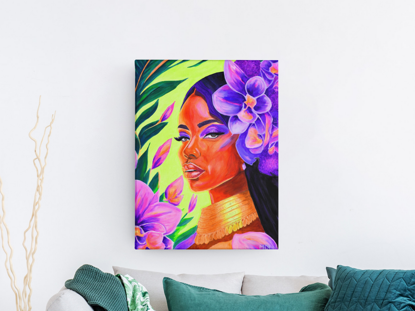 Adorned Canvas Print