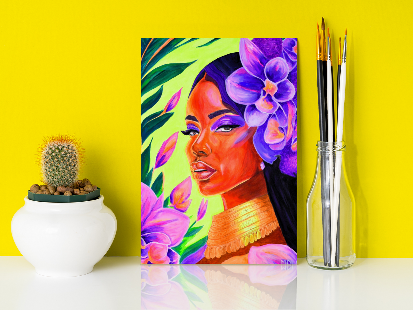 Adorned Canvas Print